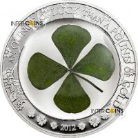 5 $ 2012 Palau - vierblättriges Kleeblatt / Ounce of Luck 
