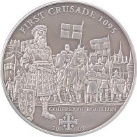5 $ 2009 Cook Islands - Der erste Kreuzzug - Gottfried von Bouillon 