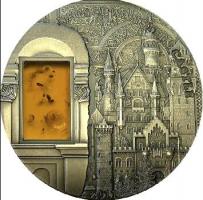 10 $ 2011 Palau - Mineral Art - Schloss Neuschwanstein 