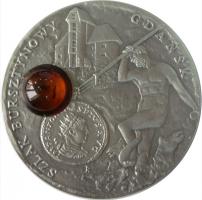 1 $ 2008 Niue Island - Amber Route Danzig / Gdansk 