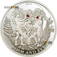 2 $ Palau 2011 - "Biblical Stories" ADAM AND EVE 