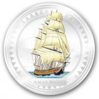 2 $ 2008 Pitcairn Islands - H.M.A.V. Bounty koloriert 