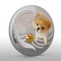 2 $ 2013 Fidschi - Hunde & Katzen - Mein Kleiner Welpe - Pomeranian 
