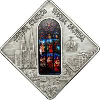 10 $ 2012 Palau - Holy Windows - Votive Church Vienna 