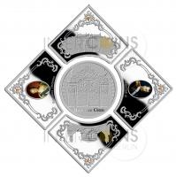 5 x 2 $ 2012 Niue Island - Zarskoje Selo / Zarisches Dorf  im Etui 