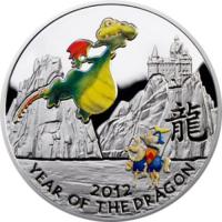 1 $ 2011 Niue Island - Jahr des Drachen 